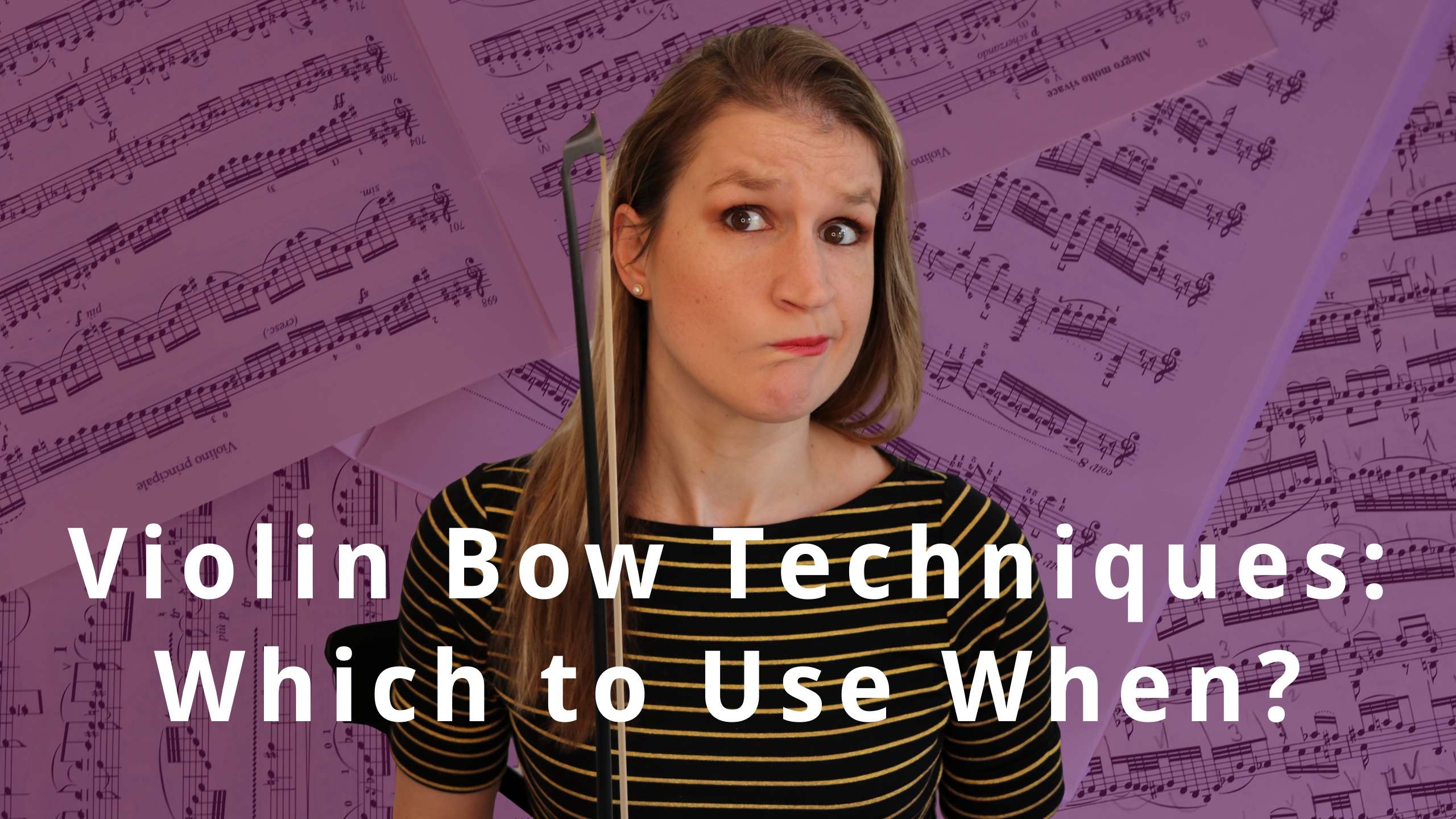 Symbols of all 24 Violin Bowing Techniques in Sheet Music | Violin Lounge