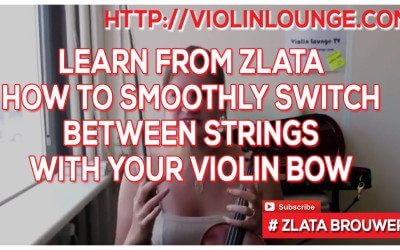 How to Smoothly Switch between Strings with your Violin Bow?