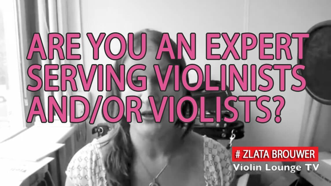 Are You an Expert Serving Violinists andor Violists