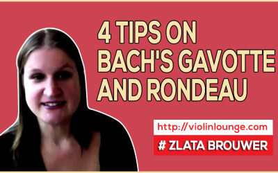 4 Tips on Bach’s Gavotte and Rondeau