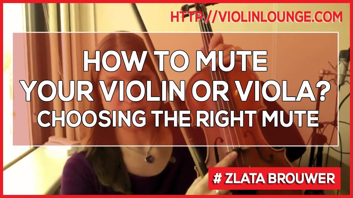 How to Mute Your Violin or Viola? Which Mute to Choose? Violin Lounge