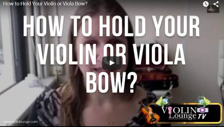 How to Hold Your Violin or Viola Bow?