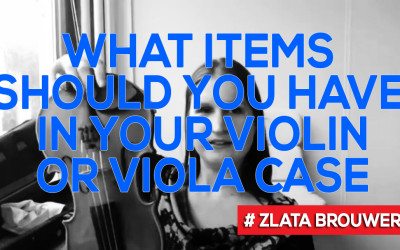 What Items Should You Have in Your Violin or Viola Case?