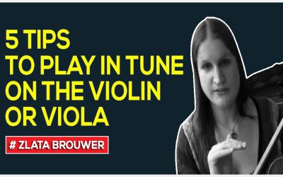 5 Tips to Play in Tune on the Violin or Viola