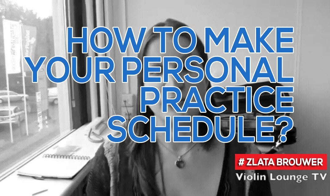 How To Make Your Personal Practice Schedule?