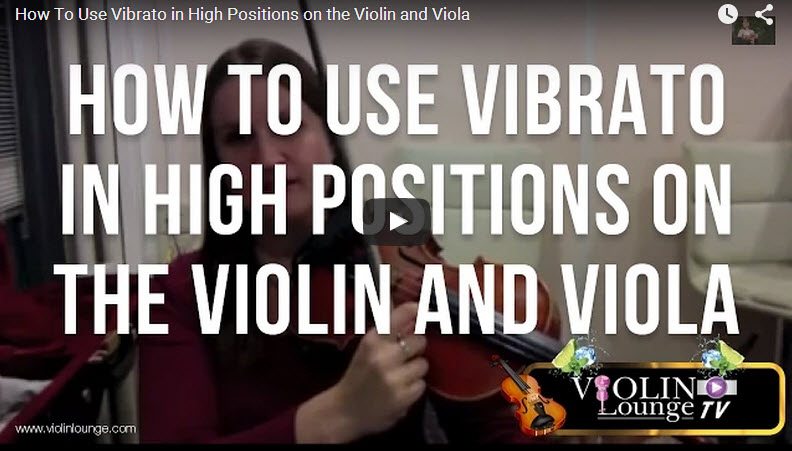 How To Use Vibrato in High Positions on the Violin and Viola