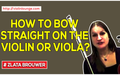 How To (and should you) Bow Straight on the Violin or Viola?