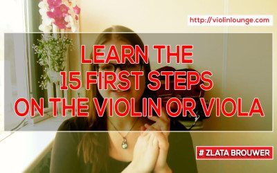 15 First Steps on the Violin or Viola