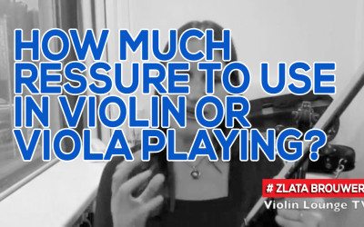How Much Pressure to Use in Violin or Viola Playing?