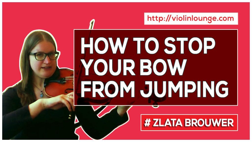 How to Stop Your Violin Bow from Jumping