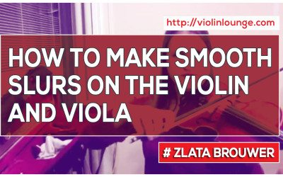 How to Make Smooth Slurs on the Violin and Viola