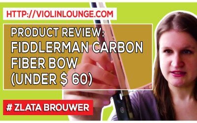 [Product Review] Fiddlerman Carbon Fiber Bow (under $70)