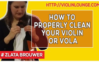 How To Clean Your Violin or Viola