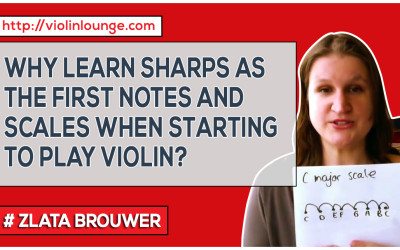The First Notes and Scales You Learn on the Violin (why those sharps?)