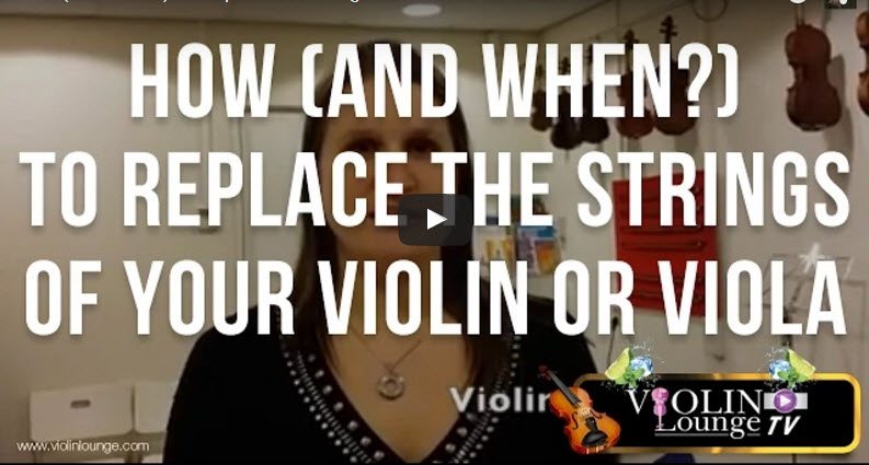 How (and when?) To Replace the Strings of Your Violin or Viola