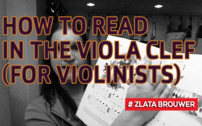 How to Read in the Viola Clef (for Violinists)