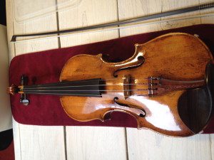 Old German Violin, Stradivarius Model Circa 1960