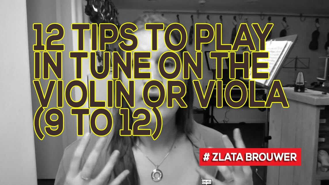 12 Tips to Play in Tune on the Violin or Viola (9 to 12) Violin Lounge
