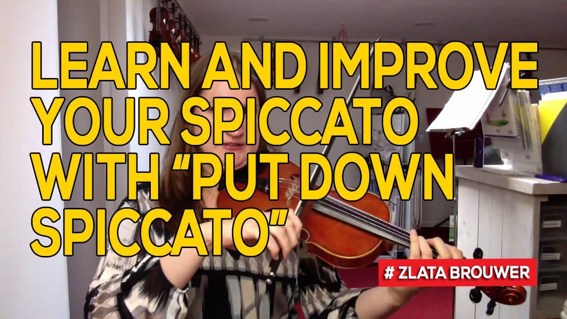Learn and Improve Your Spiccato with "Put Down Spiccato" Violin Lounge