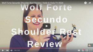 Wolf Forte Secundo Shoulder Rest Review | Violin & Viola TV #204 Wolf Forte Secundo Shoulder Rest Review | Violin & Viola TV #204