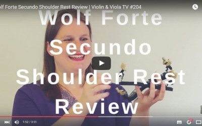 Wolf Forte Secundo Shoulder Rest Review | Violin & Viola TV #204