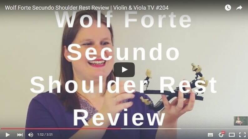 Wolf Forte Secundo Shoulder Rest Review | Violin & Viola TV #204