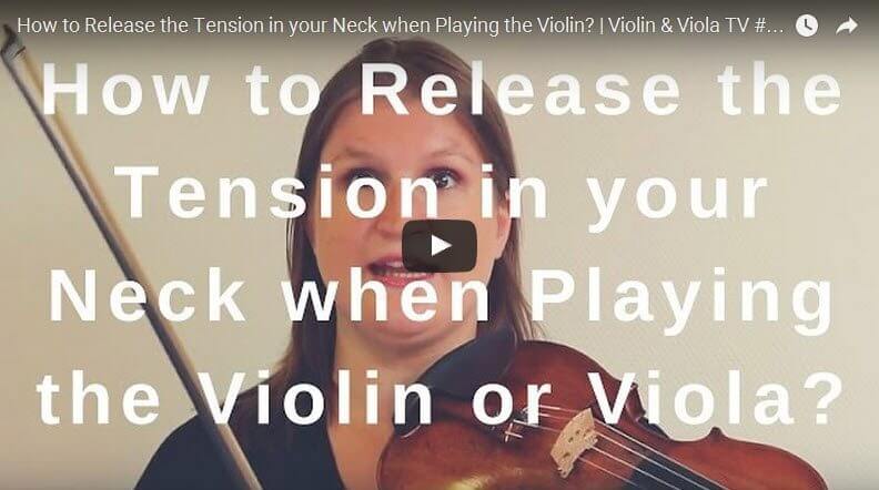 How to Release the Tension in your Neck when Playing the Violin? | Violin & Viola TV #210