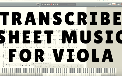 How to Transcribe Violin Sheet Music for the Viola | Violin Lounge TV #227