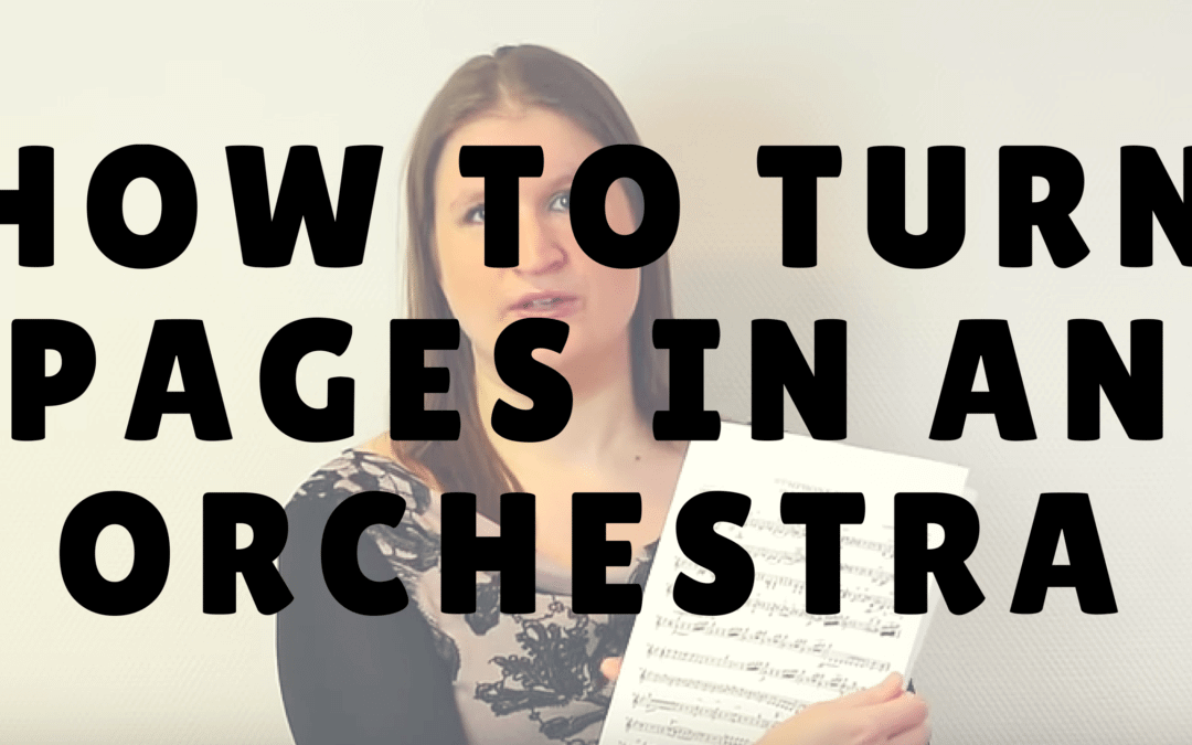 How to Turn Pages in an Orchestra | Violin Lounge TV #236