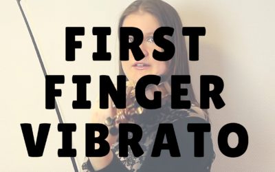 Vibrato with the First Finger | Violin Lounge TV #238