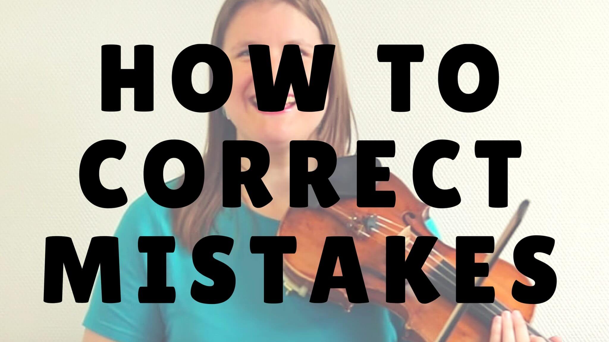 [Video] How to Correct a Mistake while Practicing Violin Violin Lounge TV 243 Violin Lounge