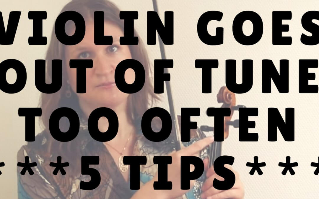 [Video] 5 Tips if your Violin Strings go Out of Tune too Often | Violin Lounge TV #245