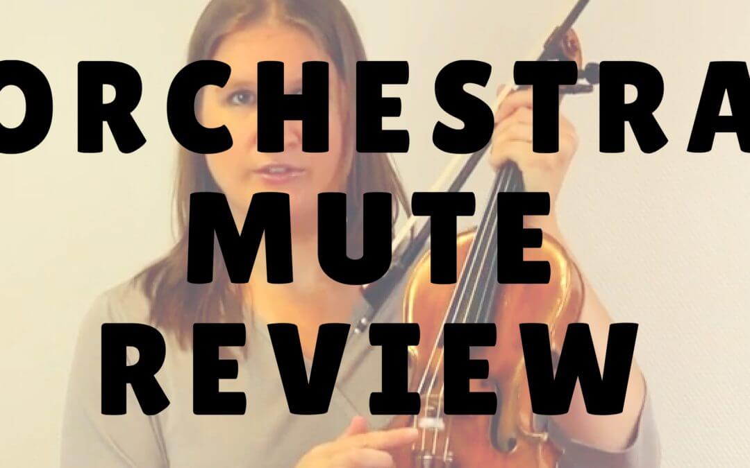 [Video] Orchestra Mute Review (Tourte, Bech and Alpine) | Violin Lounge TV #244