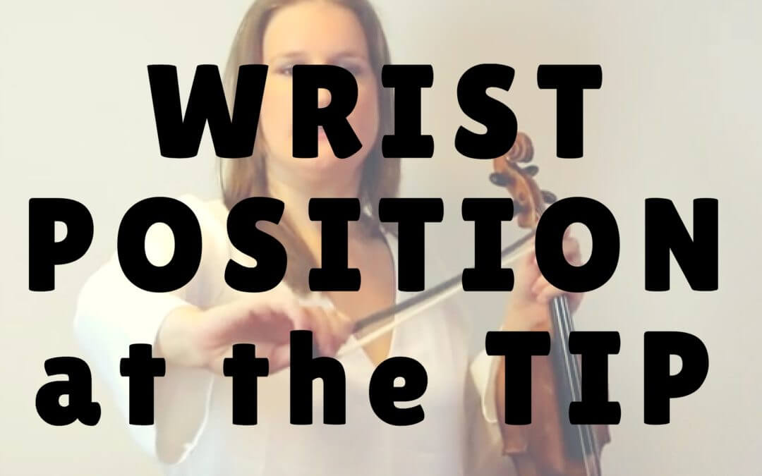 [Video] Wrist Position when Bowing at the Tip | Violin Lounge TV #251