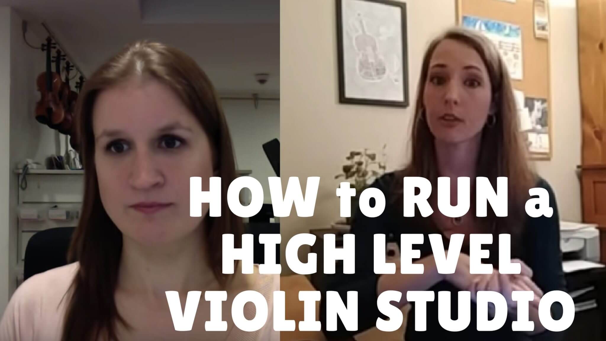 How to Run a High Level Violin Studio with Emily Williams | Violin Lounge TV #255