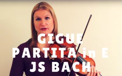 Gigue from Bach’s Partita in E Major – Video Exchange | Violin Lounge TV #259