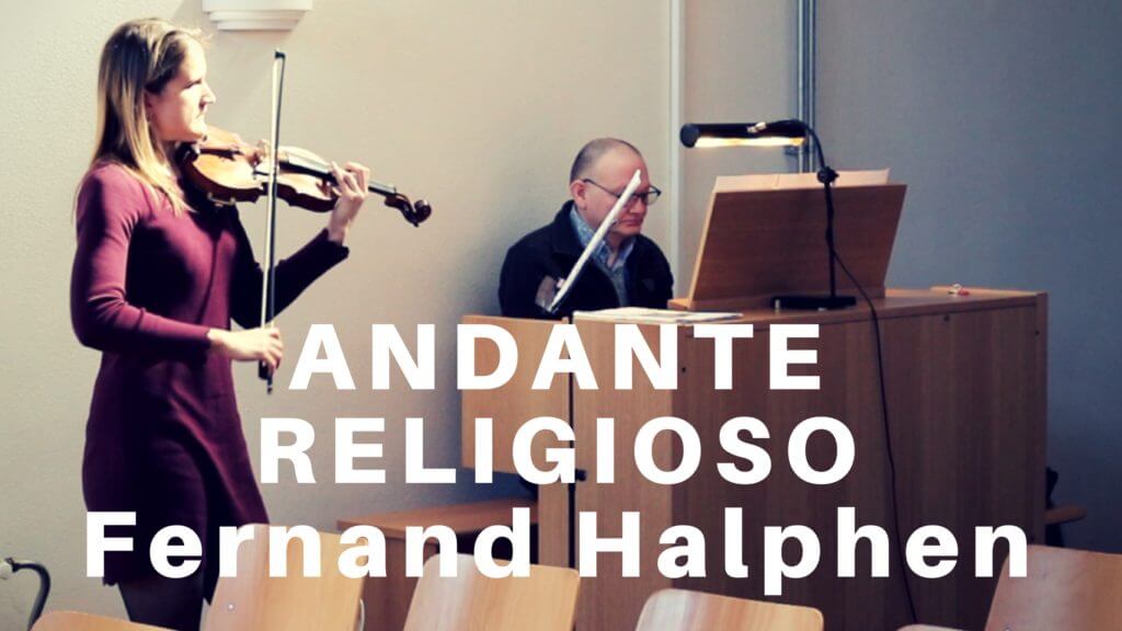Andante Religioso by Fernand Halphen (violin and organ)