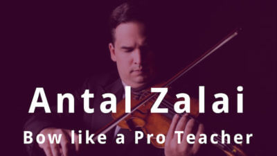 Bow like a Pro guest teacher Antal Zalai about Phrasing Bow like a Pro guest teacher Antal Zalai about Phrasing