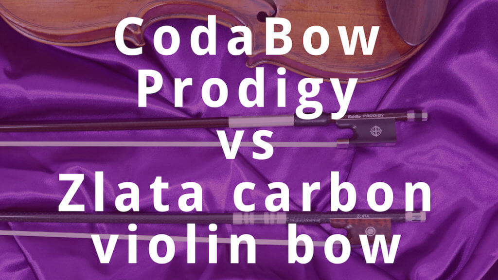 CodaBow Prodigy vs Zlata bow