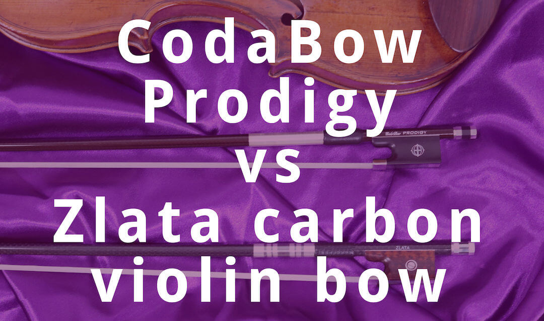 CodaBow Prodigy vs Zlata Carbon Violin Bow Review | Violin Lounge TV #286