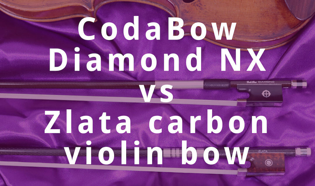 CodaBow Diamond NX vs Zlata Carbon Violin Bow Review | Violin Lounge TV #289