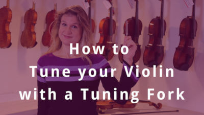 How to Tune your Violin with a Tuning Fork (Advanced) How to Tune your Violin with a Tuning Fork (Advanced)