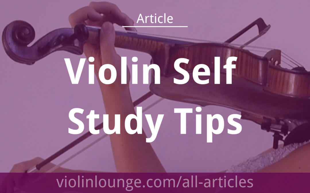 Violin Self Study Tips: Learn to Play the Violin Fast