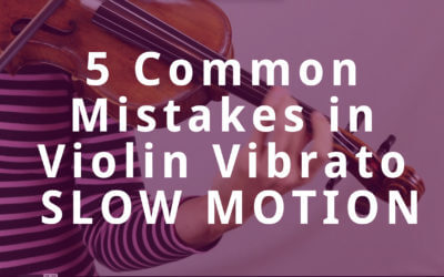 5 Common Mistakes in Violin Vibrato + SLOW MOTION | Violin Lounge TV #306