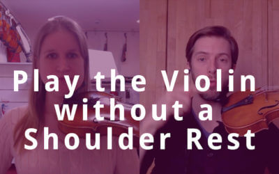 How to Play the Violin Without a Shoulder Rest