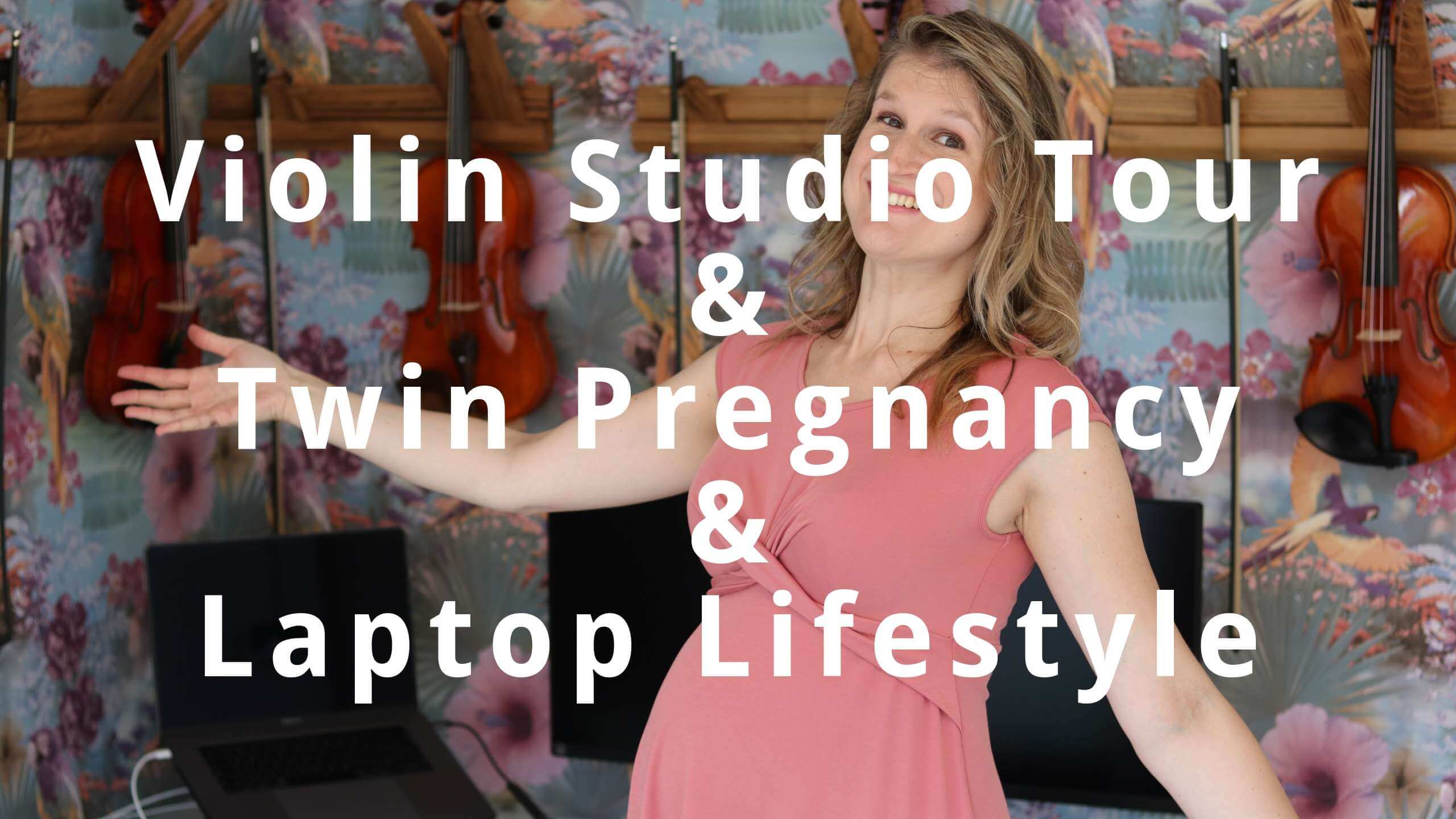 Violin Studio Tour & Twin Pregnancy & Laptop Lifestyle Violin Lounge TV 314 Violin Lounge