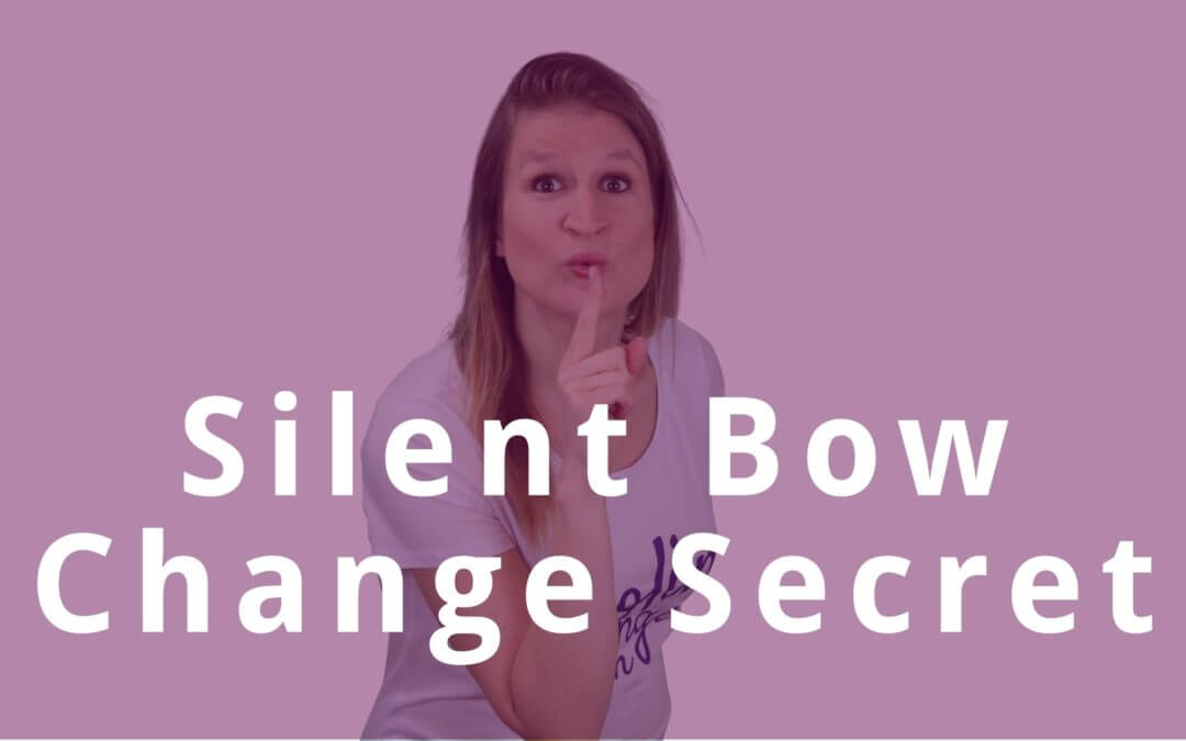The Secret to Silent Bow Changes on the Violin | Violin Lounge TV #312