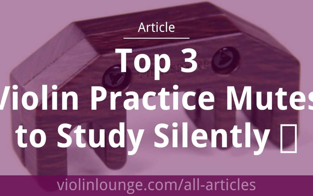 Top 3 Violin Practice Mutes to Study Silently