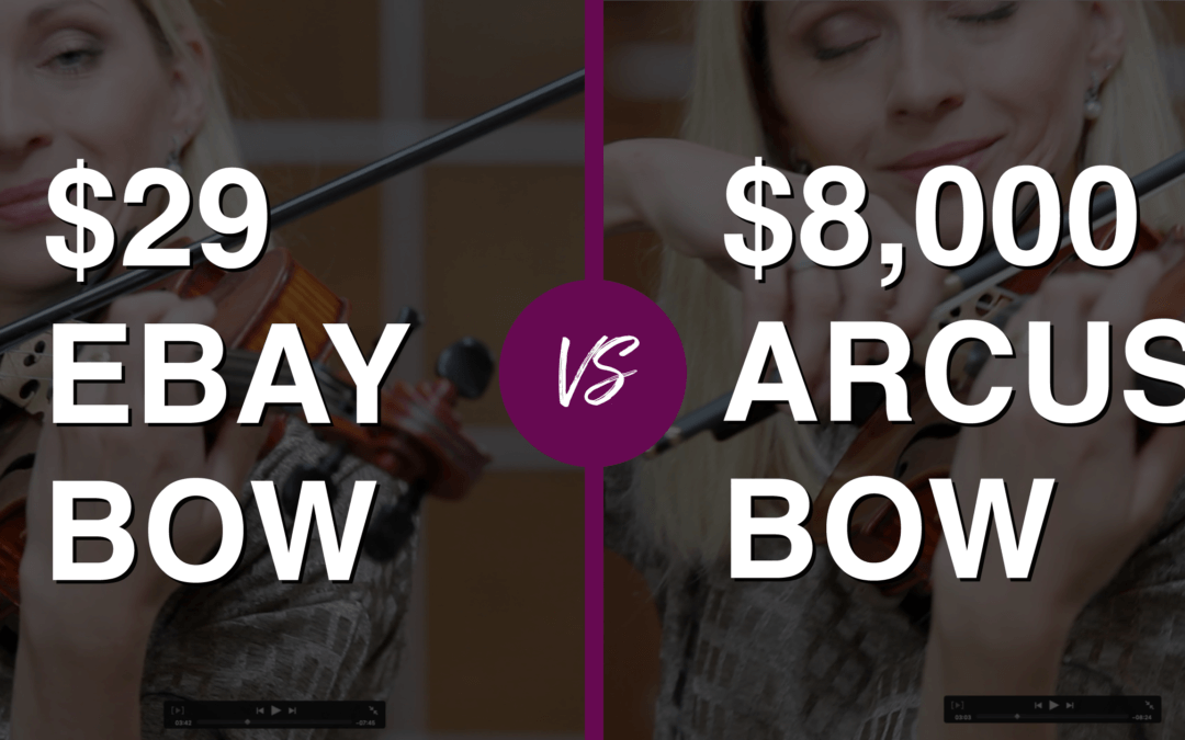 Violinist tries $ 29 eBay Violin Bow vs $ 8.000 Professional Bow | Violin Lounge TV #318