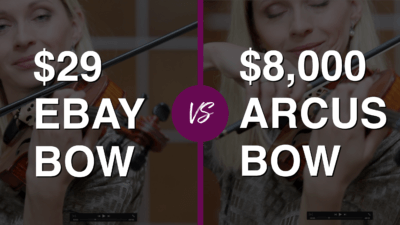 Violinist tries $ 29 eBay Violin Bow vs $ 8.000 Professional Bow | Violin Lounge TV #318 Violinist tries $ 29 eBay Violin Bow vs $ 8.000 Professional Bow | Violin Lounge TV #318